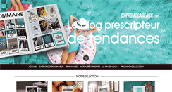 Desktop Screenshot of blog.promocadeaux.com